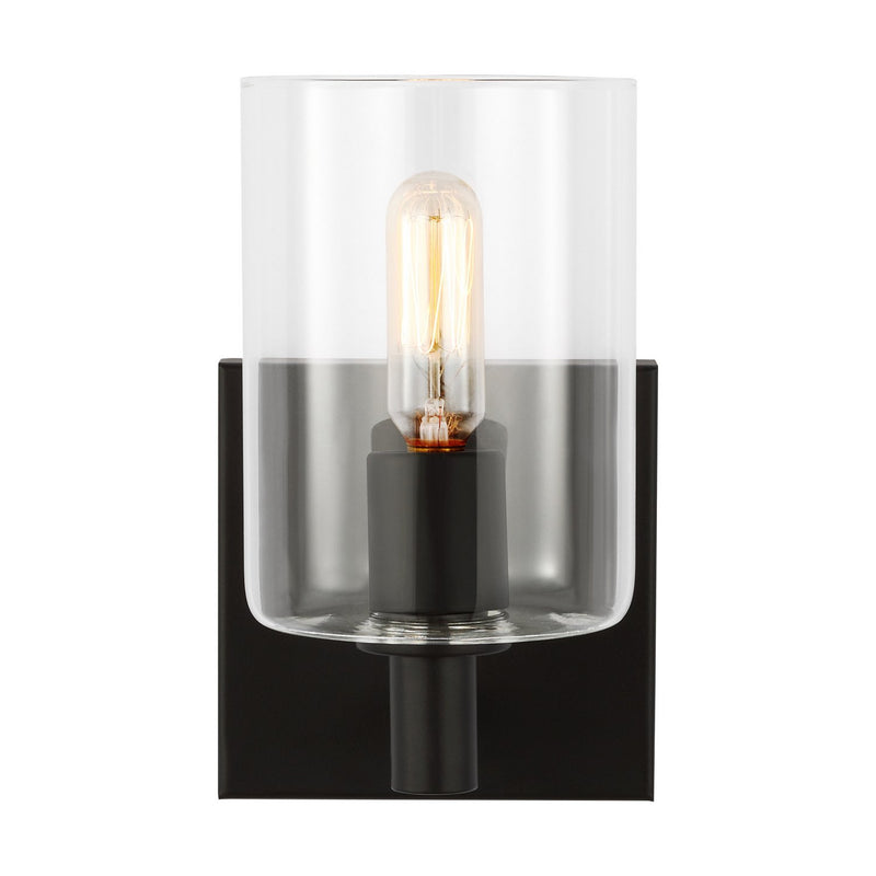 Fullton Bath Sconce in Midnight Black