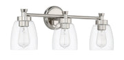 Henning 3 Light 24" Vanity in Polished Nickel