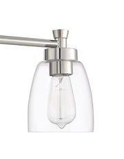 Henning 3 Light 24" Vanity in Polished Nickel