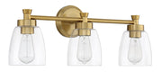 Henning 3 Light 24" Vanity in Satin Brass