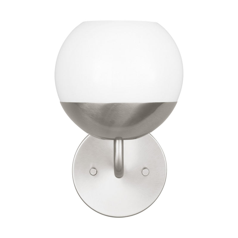 Alvin Bath Sconce in Brushed Nickel