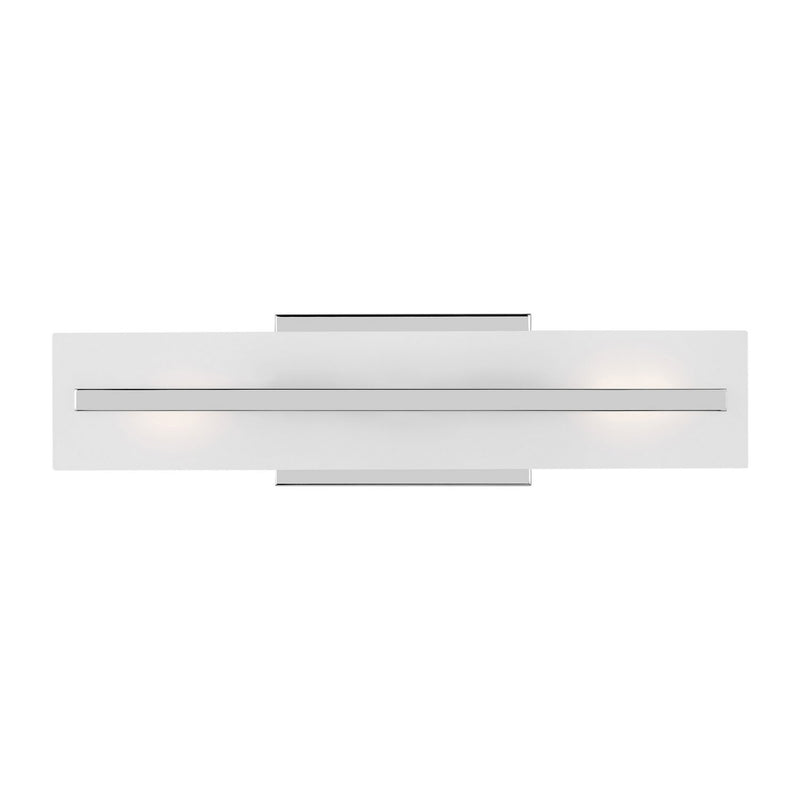 Dex 2-Light 18" Bath Vanity Light in Chrome