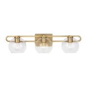 Codyn 3-Light Bath Vanity Light in Satin Brass