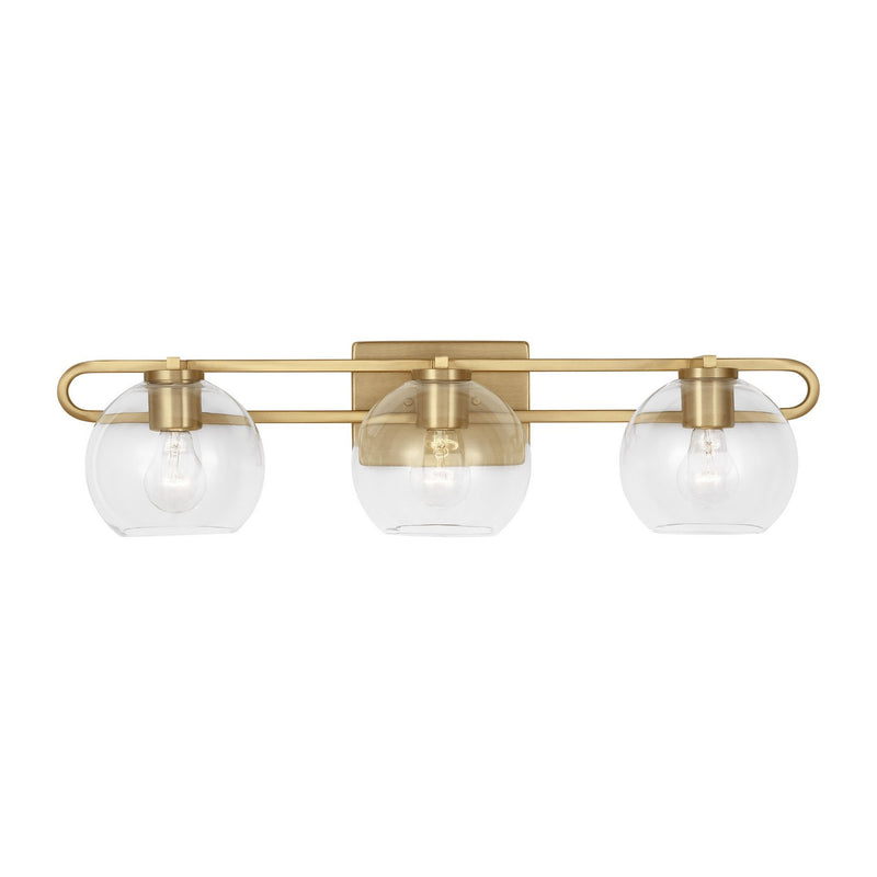 Codyn 3-Light Bath Vanity Light in Satin Brass