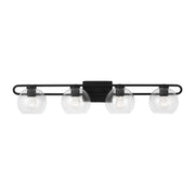 Codyn 4-Light Bath Vanity Light in Midnight Black