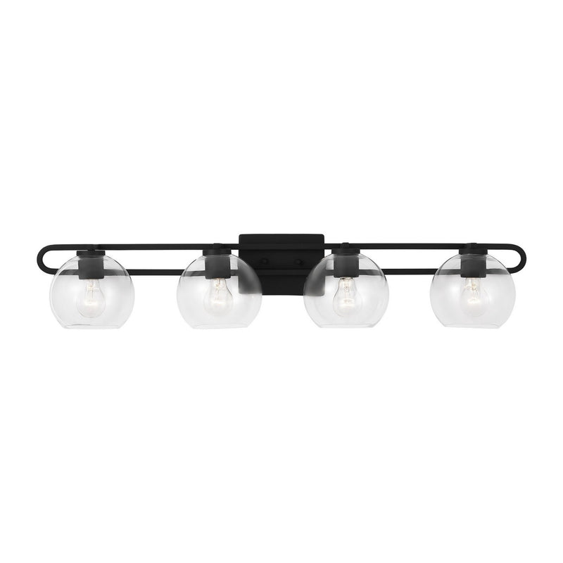 Codyn 4-Light Bath Vanity Light in Midnight Black
