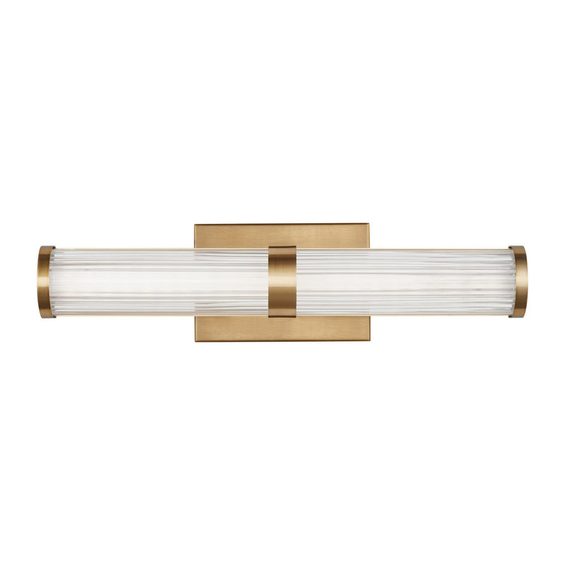 Syden 19" Bath Vanity Light in Satin Brass