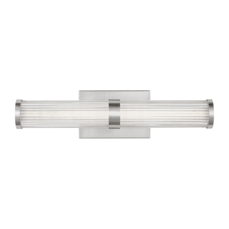 Syden 19" Bath Vanity Light in Brushed Nickel