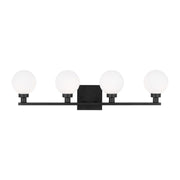 Clybourn 4-Light Bath Vanity Light in Midnight Black