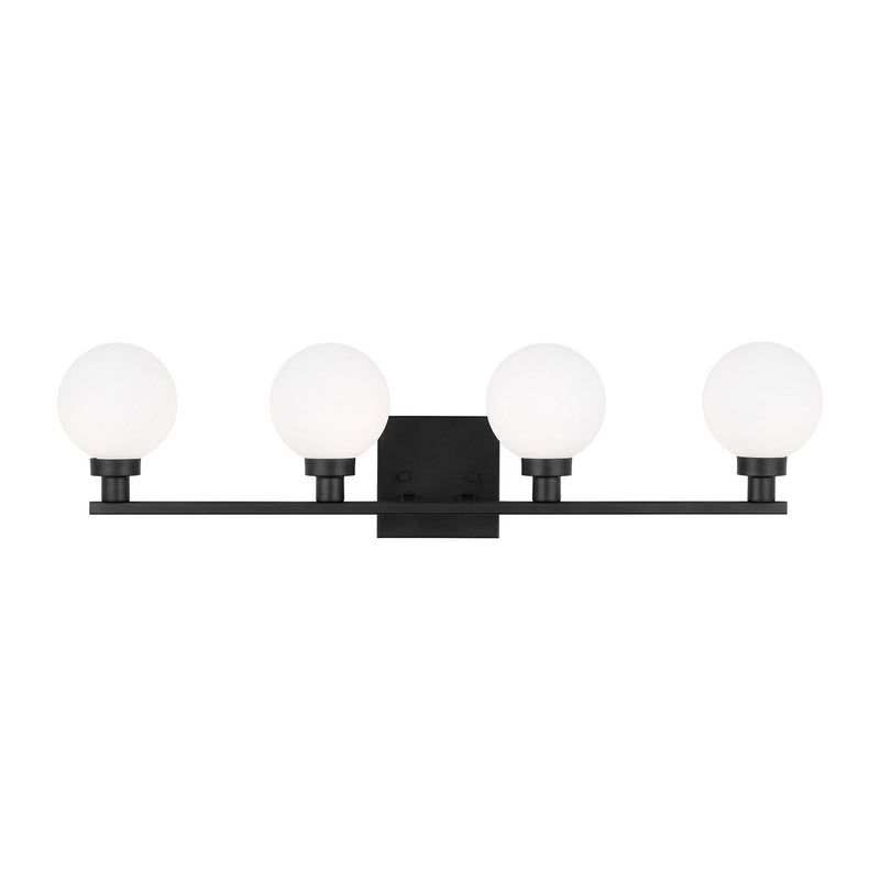 Clybourn 4-Light Bath Vanity Light in Midnight Black