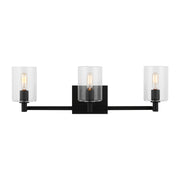 Fullton 3-Light Bath Vanity Light in Midnight Black