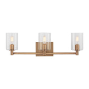 Fullton 3-Light Bath Vanity Light in Satin Brass