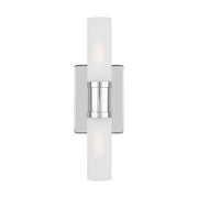 Keaton 16" 2-Light Bath Vanity Light in Chrome