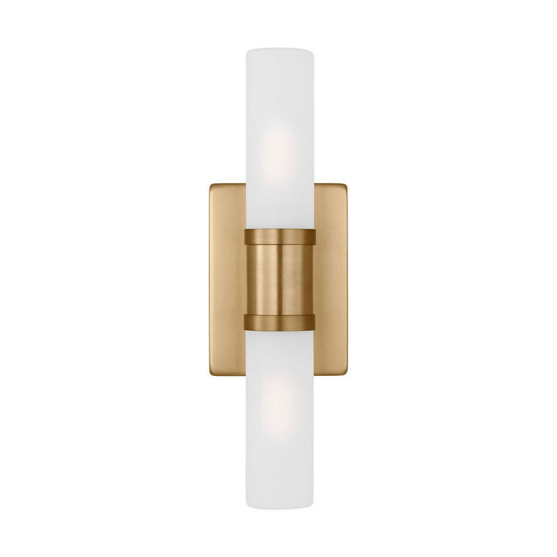 Keaton 16" 2-Light Bath Vanity Light in Satin Brass