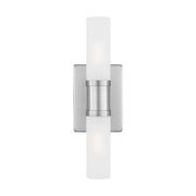Keaton 16" 2-Light Bath Vanity Light in Brushed Nickel
