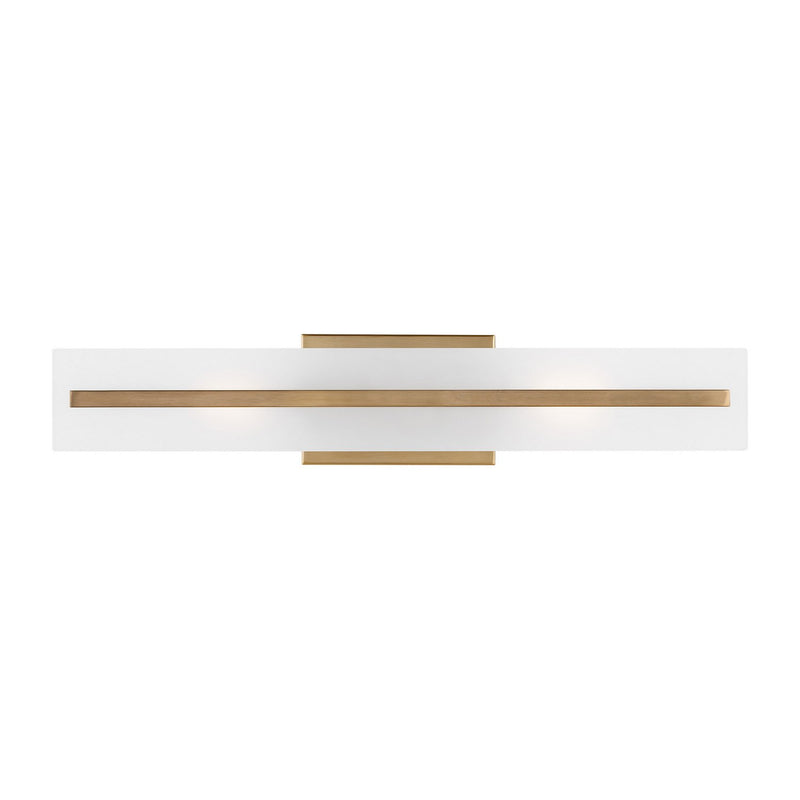 Dex 2-Light 24" Bath Vanity Light in Satin Brass