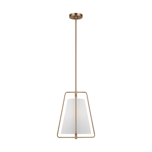 Allis Small Pendant in Satin Brass