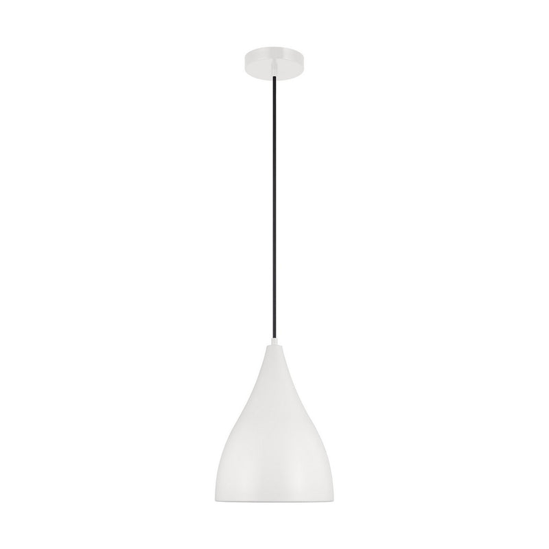 Oden Small Pendant in Matte White