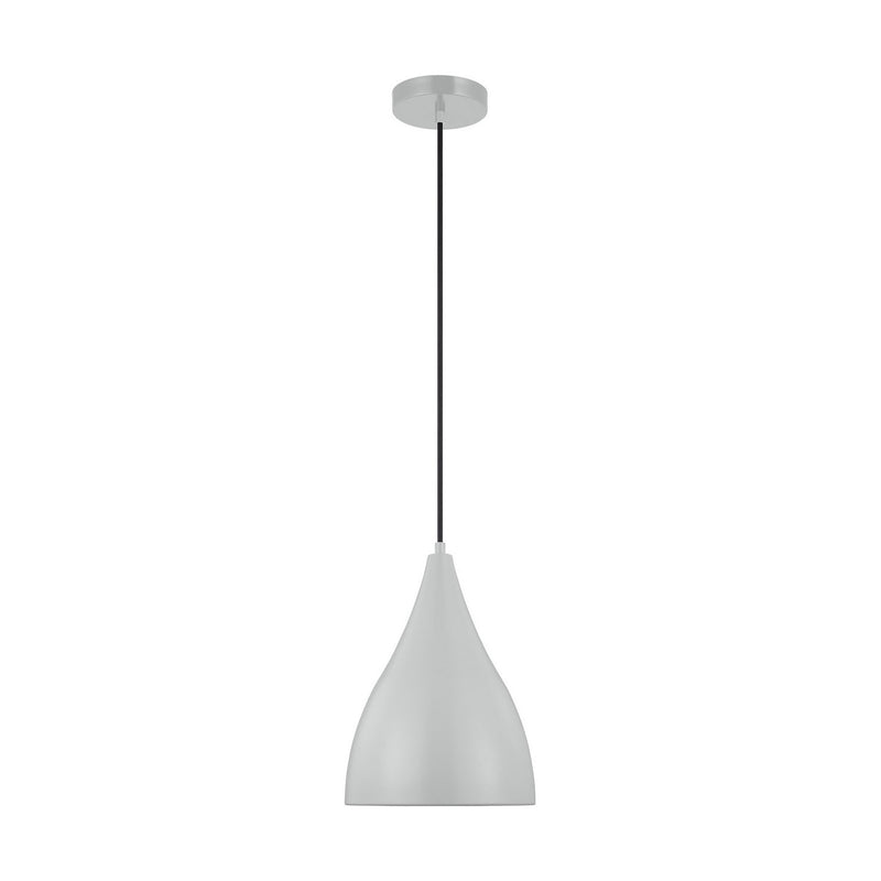 Oden Small Pendant in Matte Grey