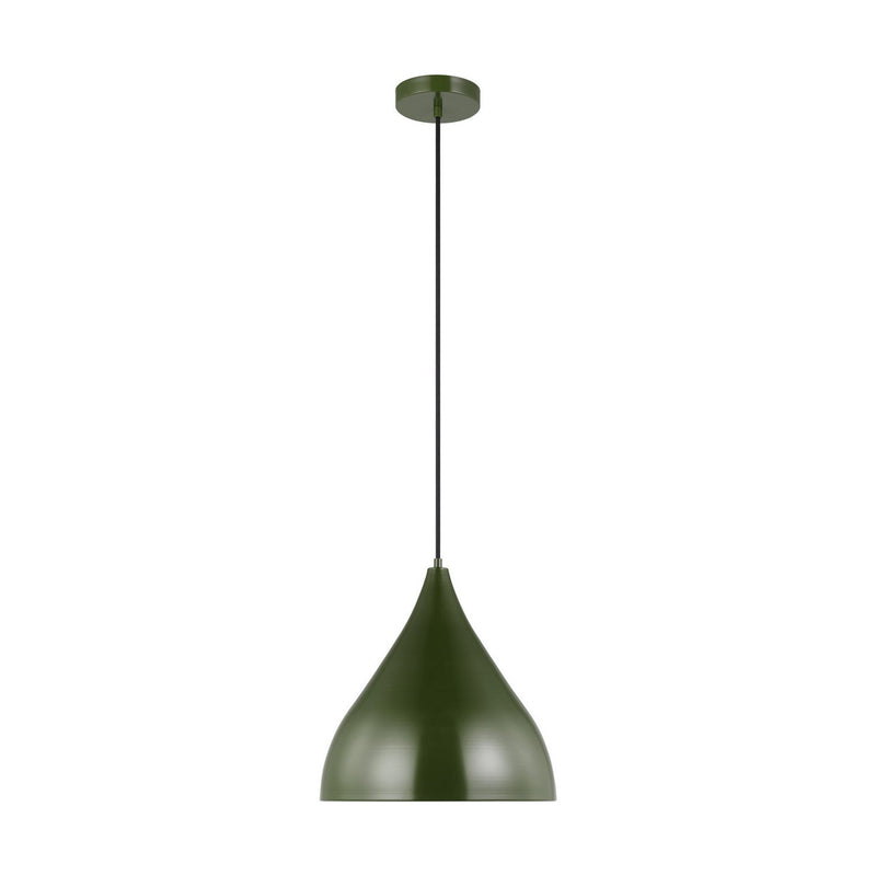 Oden Medium Pendant in Olive
