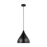 Oden Medium Pendant in Midnight Black