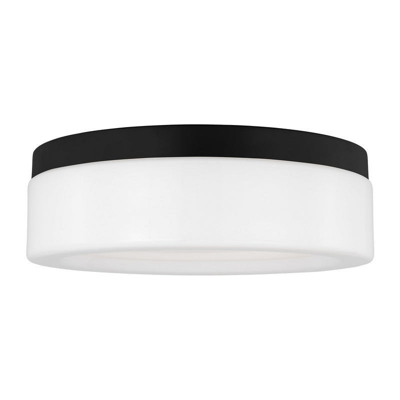 Rhett LED Flush Mount in Midnight Black
