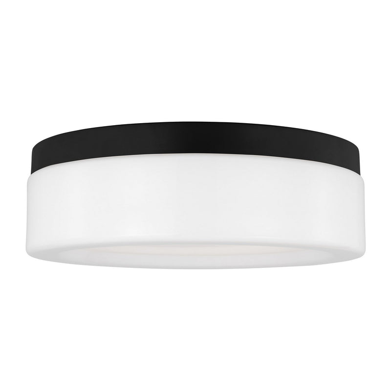 Rhett 12" LED Flush Mount in Midnight Black