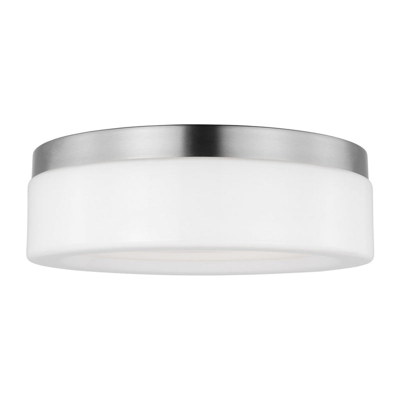 Rhett 12" LED Flush Mount in Brushed Nickel