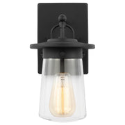 Tybee Small Outdoor Wall Lantern in Black