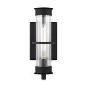 Alcona Small Outdoor Wall Lantern in Black