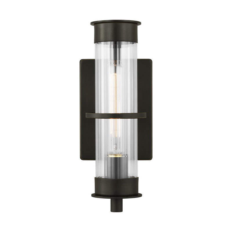 Alcona Small Outdoor Wall Lantern in Antique Bronze
