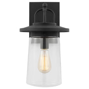 Tybee Medium Outdoor Wall Lantern in Black