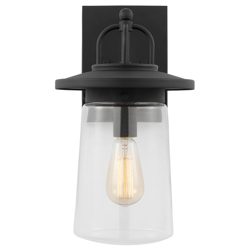 Tybee Medium Outdoor Wall Lantern in Black