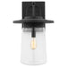 Tybee One Light Outdoor Wall Lantern in Black