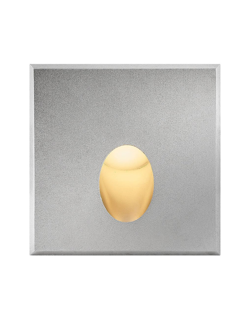 Tilt Square LED Wall Light in Stainless Steel