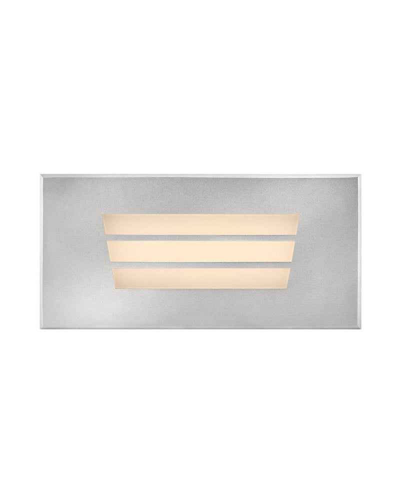 Sparta Dash Small Louvered Brick Light in Stainless Steel