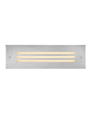 Sparta Dash Large Louvered Brick Light in Stainless Steel