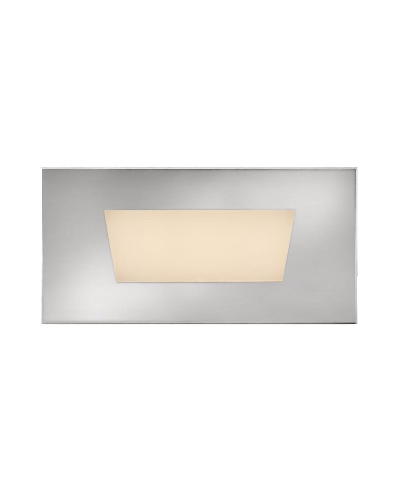 Sparta Dash Small Flat Brick Light in Stainless Steel