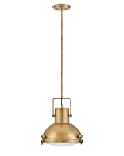 Nautique Medium Pendant in Heritage Brass