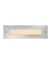 Sparta Dash Large Flat Brick Light in Stainless Steel