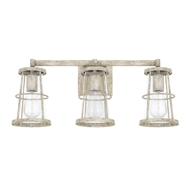 Beaufort 3-Light Bath Vanity Light in Mystic Sand