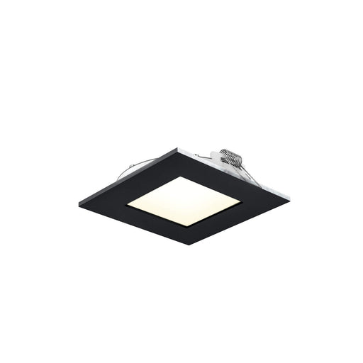 Excel 4.5" Square Slim Panel Recessed Light in Black