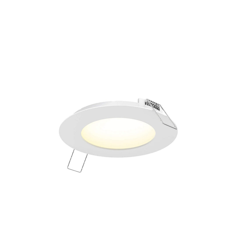 Excel 5" Round Slim Panel Recessed Light in White