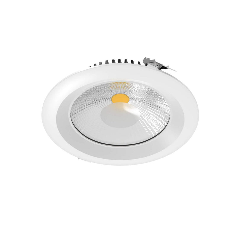 Hilux 8" Multi-Voltage High-Powered Recessed Downlight in White