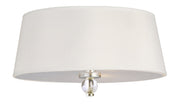 Rondo 3 Light Flush Mount in Polished Nickel
