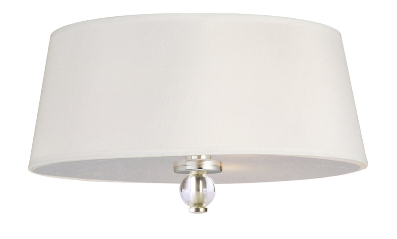 Rondo 3 Light Flush Mount in Polished Nickel