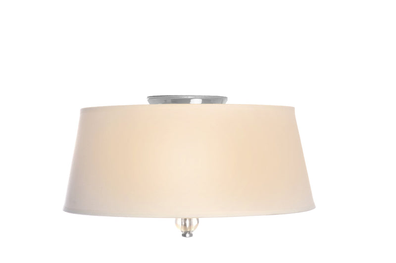 Rondo 3 Light Flush Mount in Polished Nickel