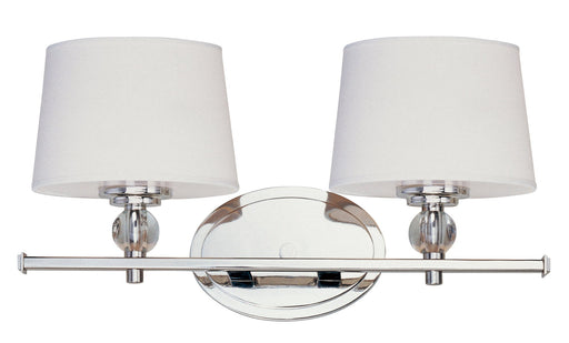 Rondo 2 Light Bath Vanity in Polished Nickel