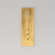 Normandy 1 Light Wall Sconce in Gold Leaf