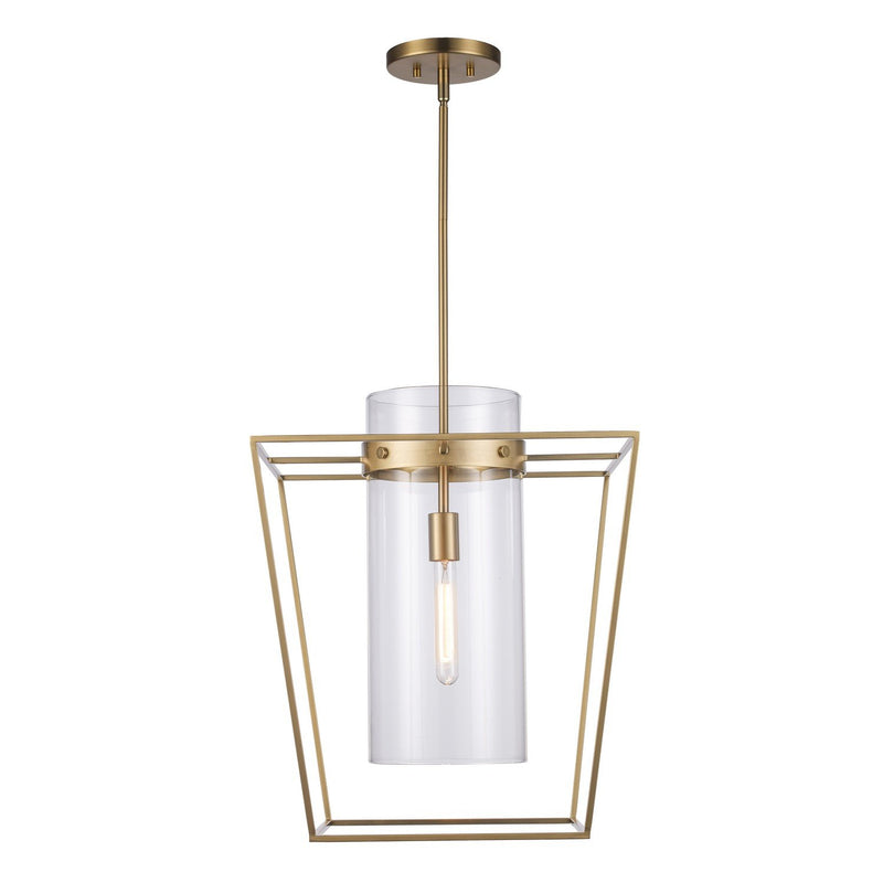 Nova 1-Light 18" Pendant in Antique Gold